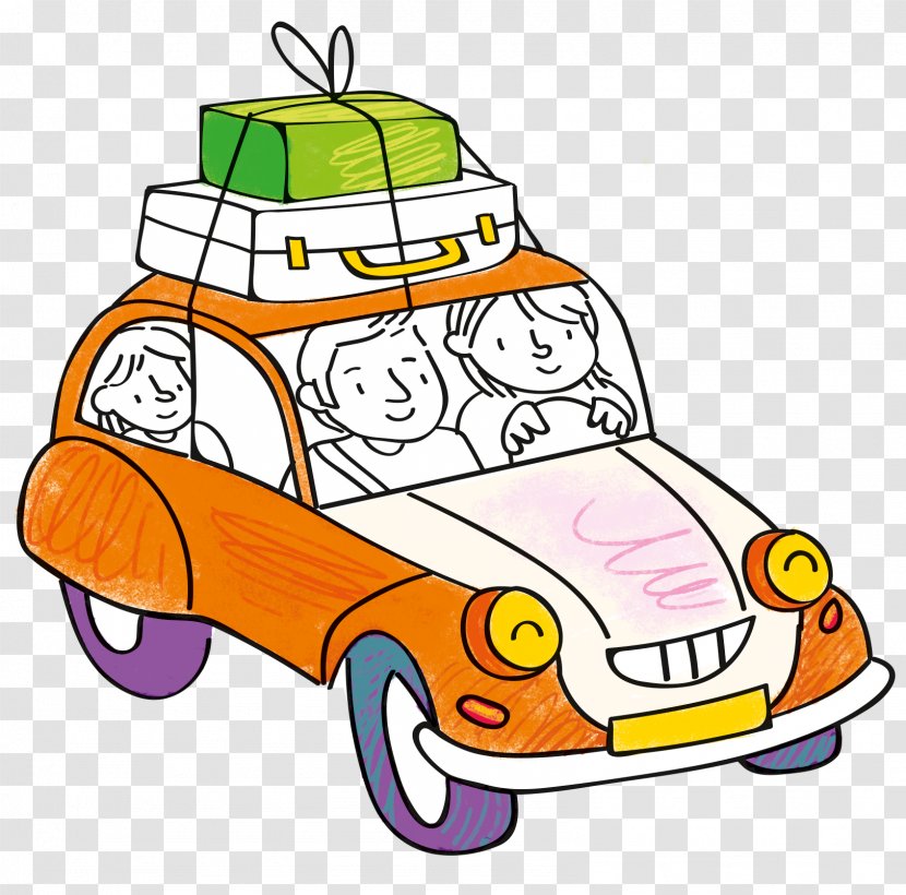 Car Child Vacation Game Drawing Transparent PNG