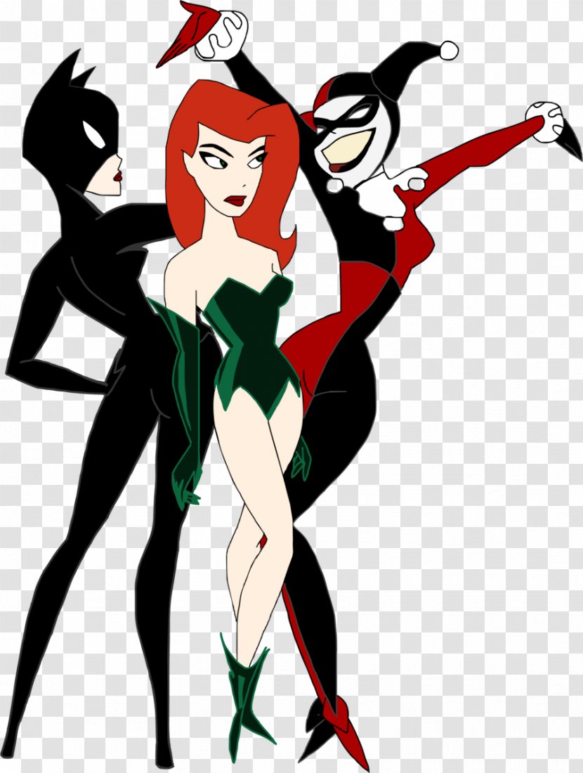 Poison Ivy Harley Quinn Catwoman Joker Batman - Gotham City Sirens - Zatanna Transparent PNG