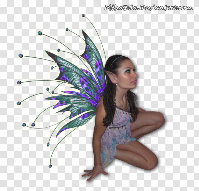 Fairy - Mythical Creature - Purple Transparent PNG