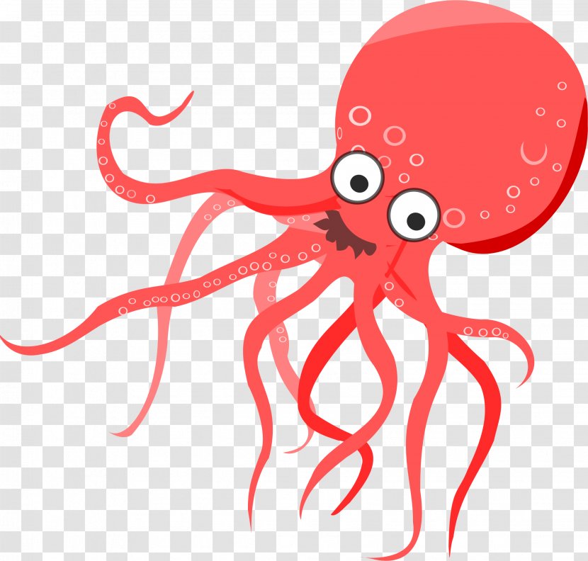 Octopus Clip Art - Silhouette Transparent PNG