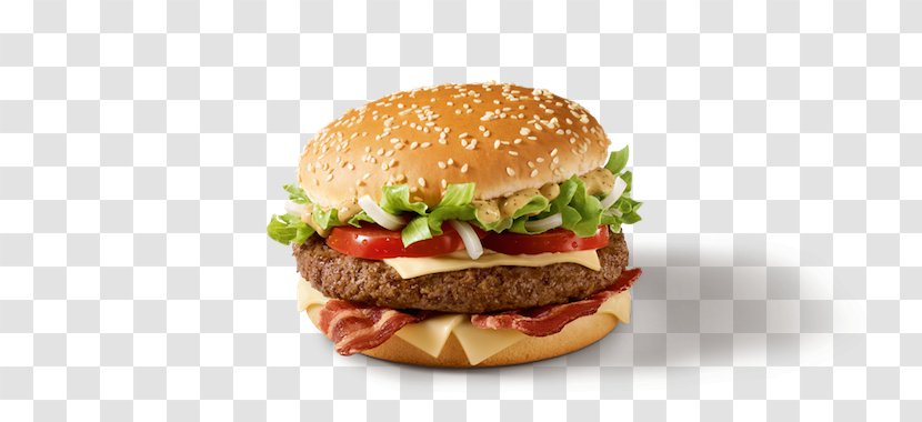 Big N' Tasty Hamburger Bacon McDonald's Mac Whopper - Food Transparent PNG