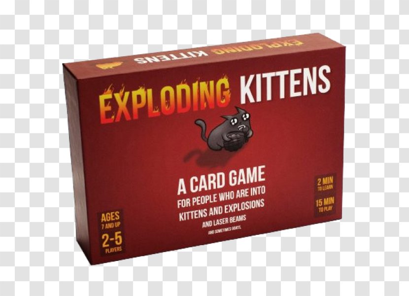 Exploding Kittens Card Game Playing Board - Tabletop Games Expansions - Aquarius Cards Transparent PNG