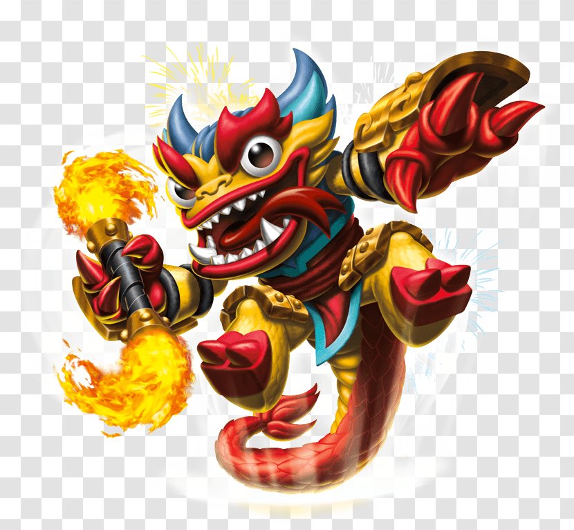 Skylanders: Swap Force Spyro's Adventure Trap Team Giants SuperChargers - Mythical Creature - Skylanders Transparent PNG