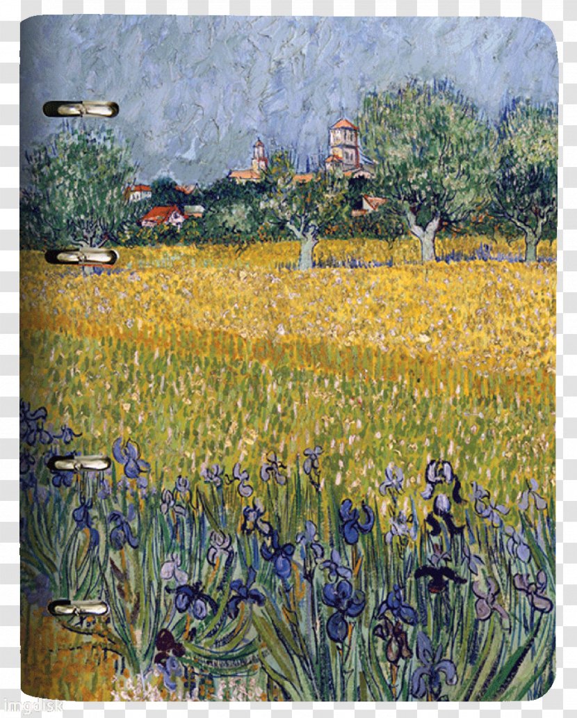 Van Gogh Museum View Of Arles With Irises In The Foreground Arles, Flowering Orchards Self-portrait - Selfportrait - Painting Transparent PNG