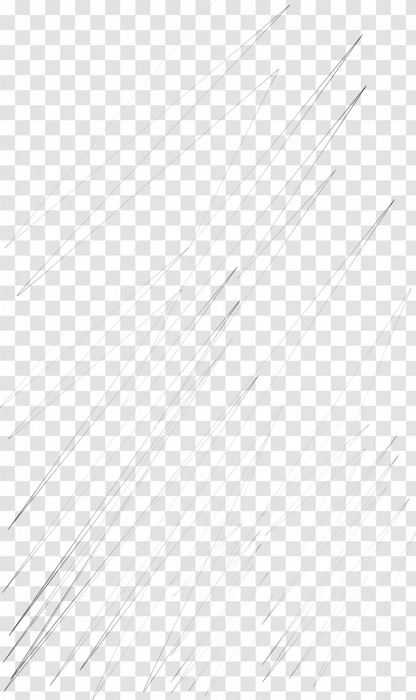 White Black Angle Pattern - Monochrome - Simple Science Fiction Lines Transparent PNG