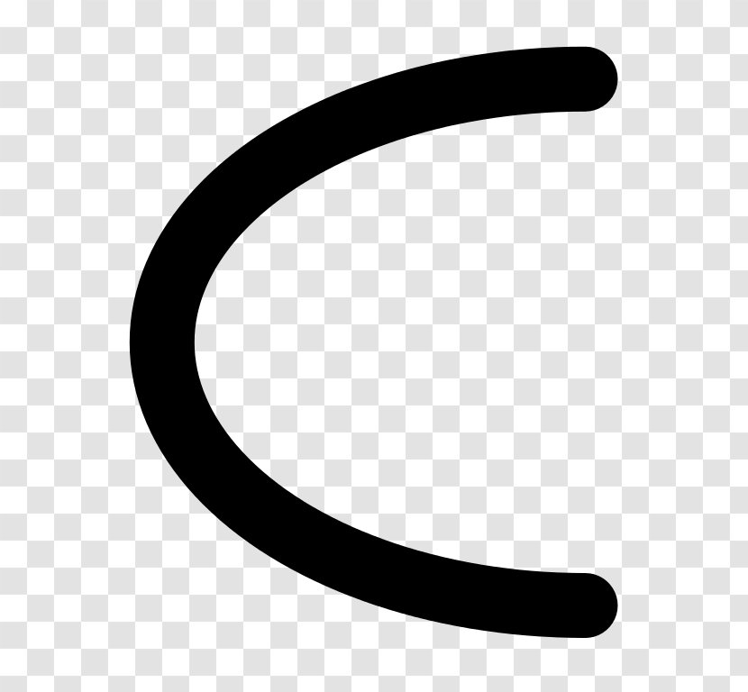 Letter C# - Black And White - C Transparent PNG