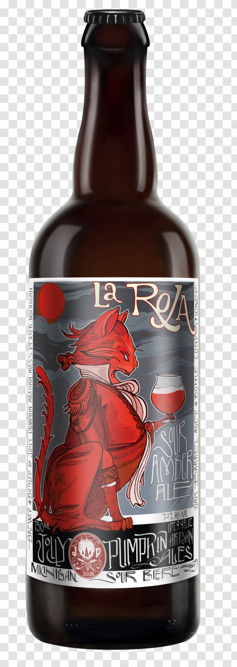 Jolly Pumpkin Artisan Ales Sour Beer Kriek Lambic - Ale Transparent PNG