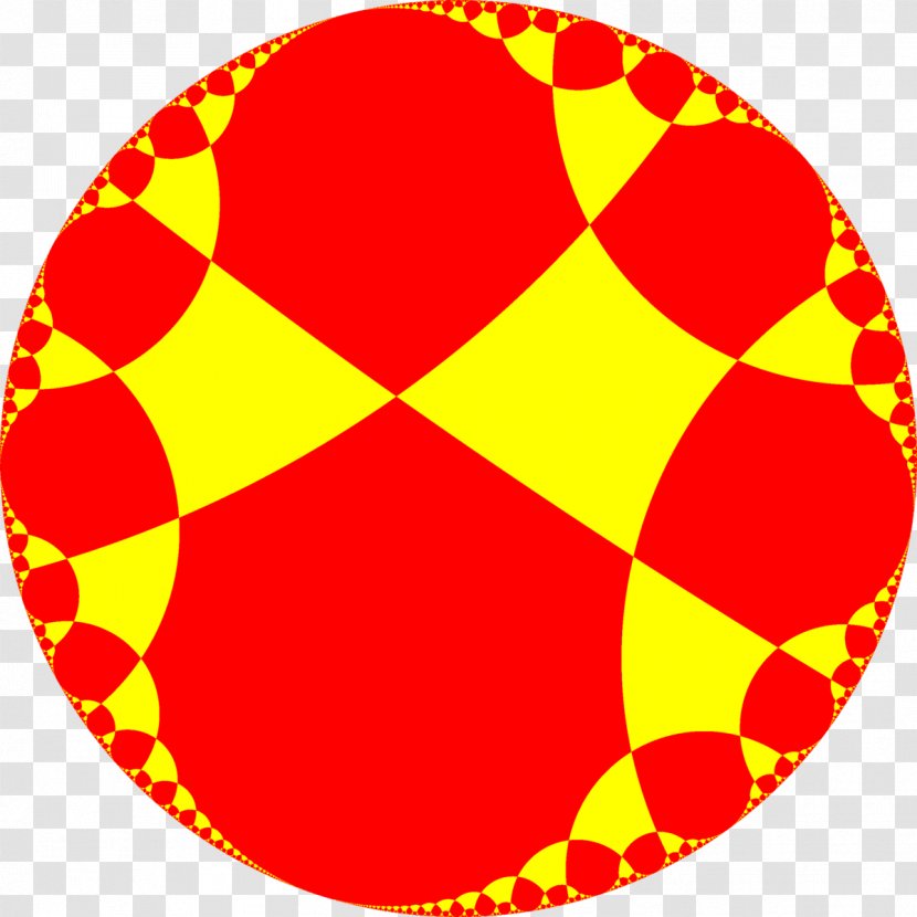 Tessellation Hyperbolic Geometry Uniform Tilings In Plane Hexagonal Tiling - Honeycomb Transparent PNG