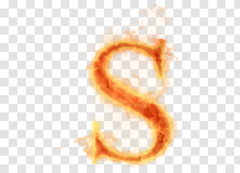 Lettering Alphabet Logo - Orange - Burning Letter Transparent PNG