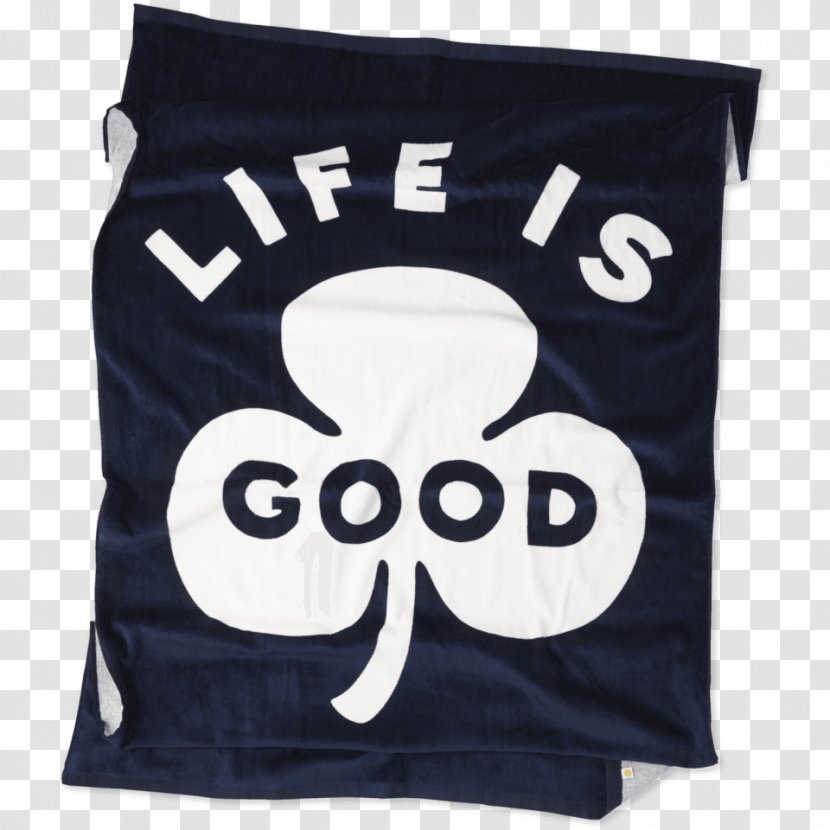 T-shirt Life Is Good Company Jake By The Lake-Life Shoppe Sticker Jeep - White - Beach Towel Transparent PNG