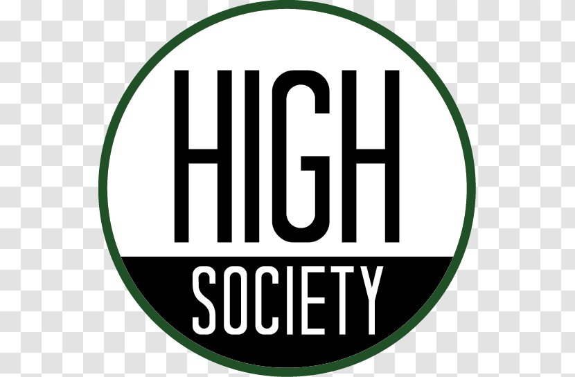 High Society Cannabis Shop Dispensary Medical - Text - Green Transparent PNG