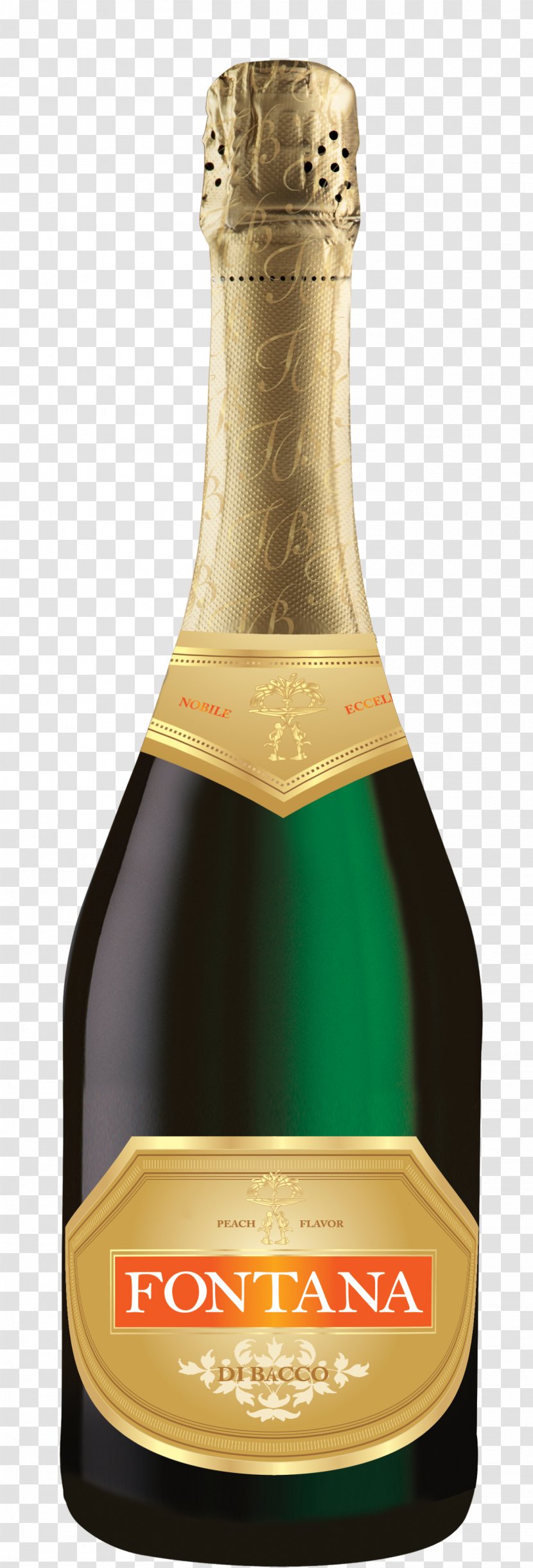 Champagne Liqueur Glass Bottle Transparent PNG