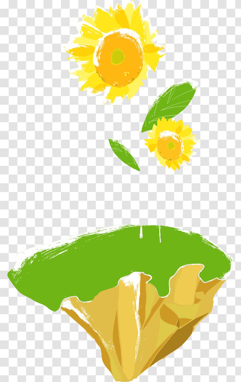 Island Watercolor Painting Green Clip Art - Plant - Floating Transparent PNG