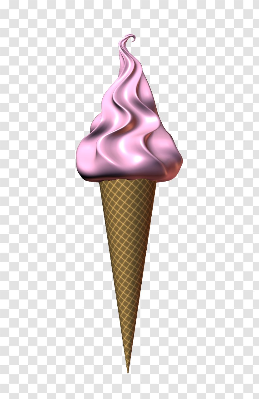 Ice Cream Cone Sundae Pop - Dessert - Cones Transparent PNG