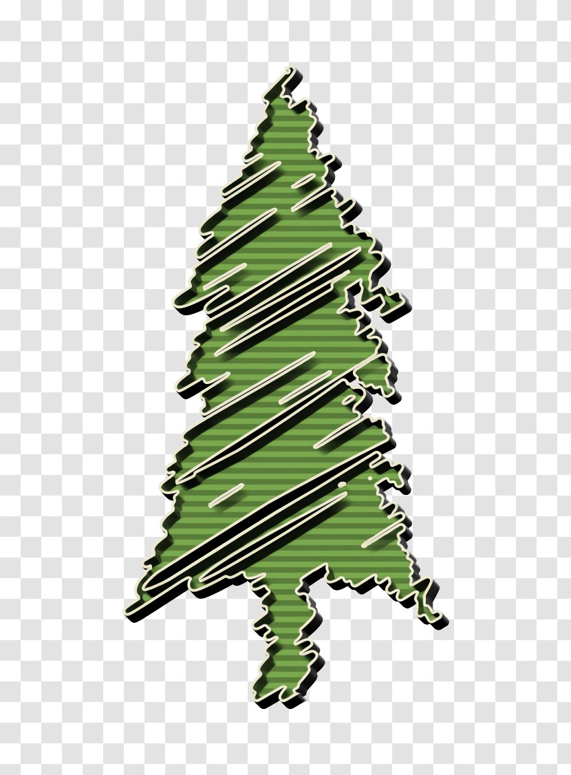 Christmas Icon Decoration Holiday - Conifer Transparent PNG