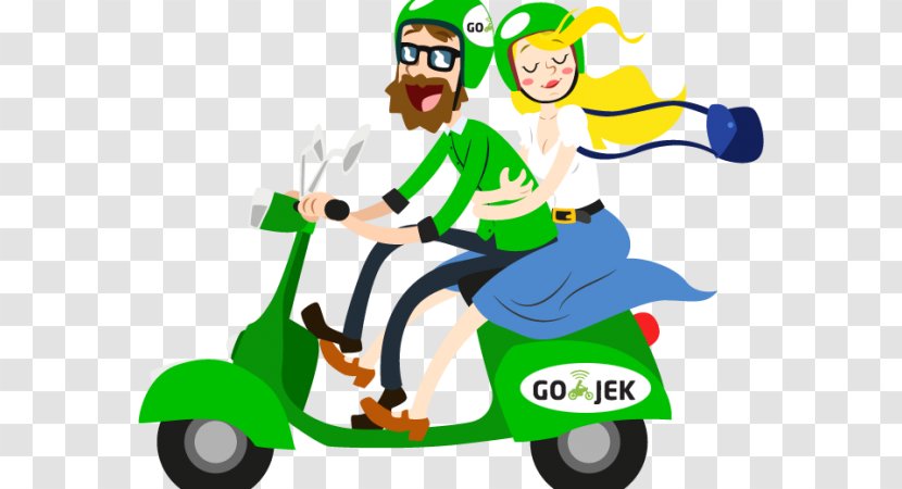 Go-Jek Indonesia Motorcycle Taxi - Human Behavior - Go Jek Transparent PNG
