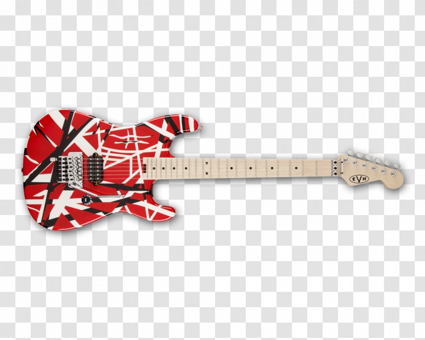 Fender Stratocaster EVH Striped Series Electric Guitar Frankenstrat - Solid Body - Van Halen Transparent PNG