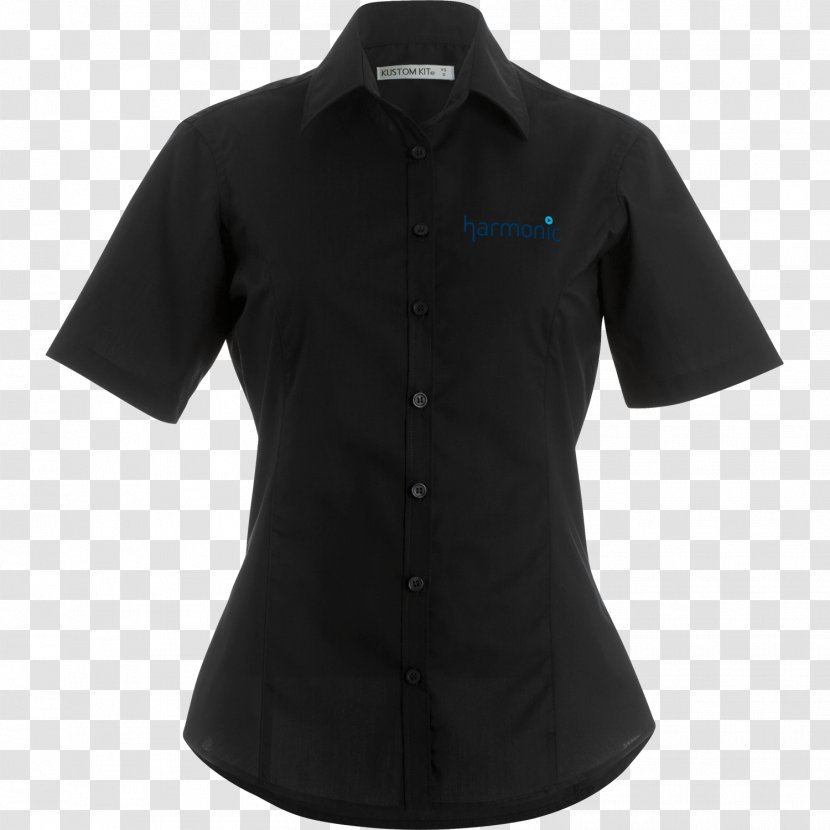 T-shirt Polo Shirt Piqué Sleeve - Black - Work Uniforms And Jackets Transparent PNG