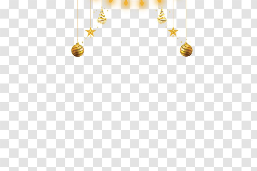 Yellow Body Piercing Jewellery Human - Christmas Golden Ball Decoration Material Transparent PNG