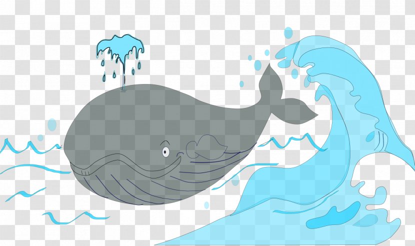 Whale Clip Art - Whales Dolphins And Porpoises - Water Waves Transparent PNG