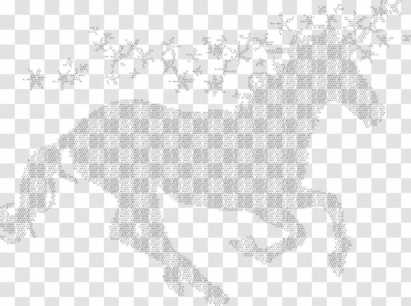 Mustang Pony Mane Pack Animal Unicorn - Typography Transparent PNG