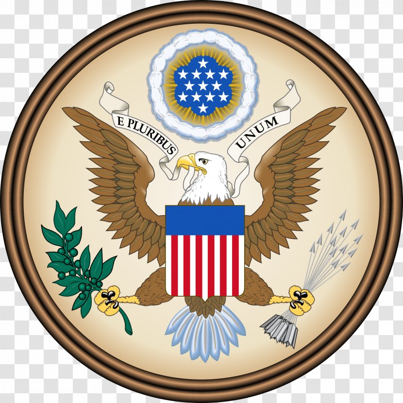 Great Seal Of The United States E Pluribus Unum Congress - Crest - USA Coat Arms Transparent PNG
