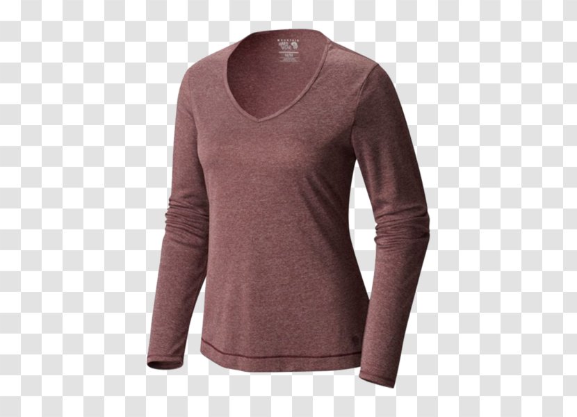 Long-sleeved T-shirt Bluza Shoulder - Marionberry Transparent PNG