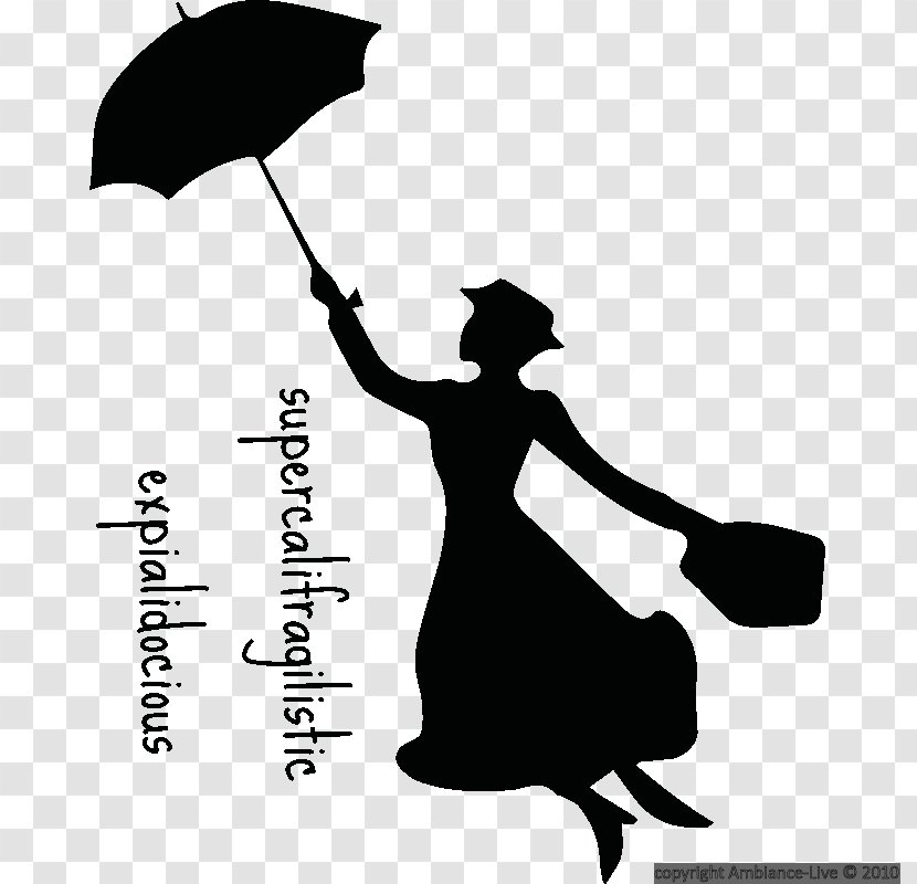 North Iowa Community School District Silhouette Mary Poppins Art Illustration - Film Transparent PNG