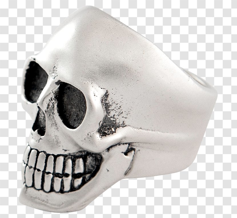 Product Design Skull Silver - Ring - Plain Jane Transparent PNG