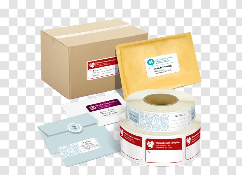 Label Printer Paper Printing - Packaging And Labeling - Box Transparent PNG