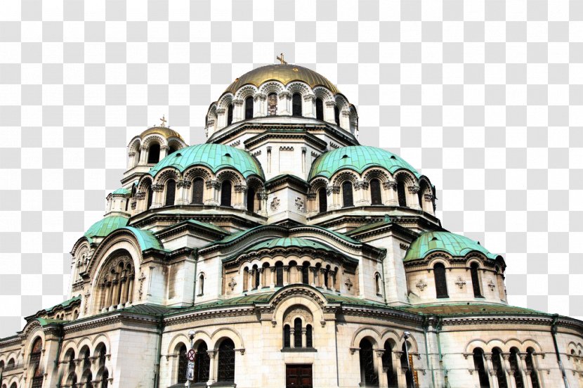 Alexander Nevsky Cathedral, Sofia Bratislava Airport Byzantine Revival Architecture - Building - Sophia Cathedral Transparent PNG