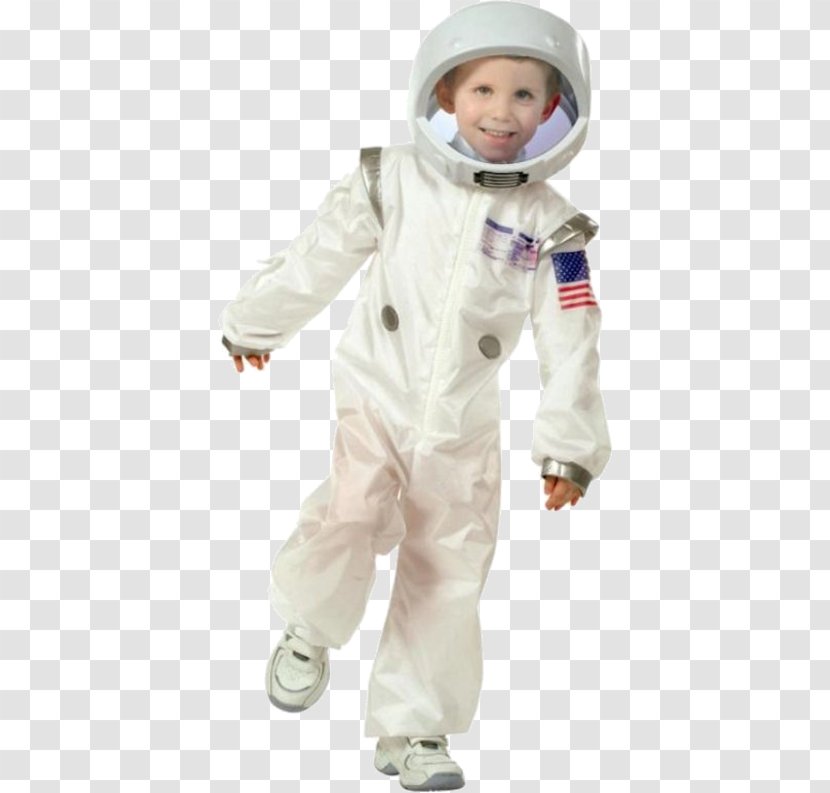 Astronaut Costume Space Suit Child Boy - Halloween Transparent PNG