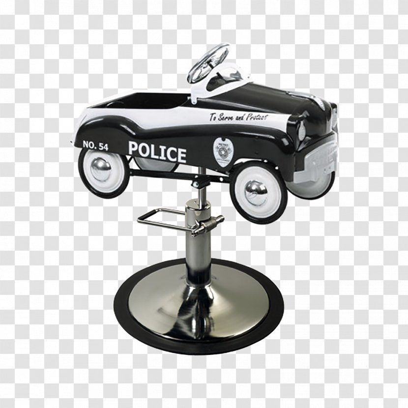 Police Car Quadracycle Bicycle Pedals Vehicle - Makeup Model Transparent PNG