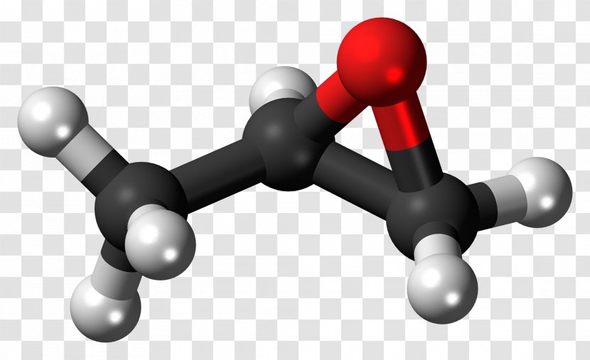 Propylene Oxide Propene Glycol Ball-and-stick Model Chemical Compound - Molecule - Colorless Transparent PNG