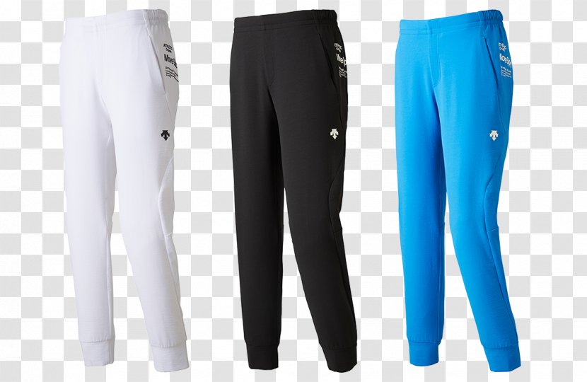 Descente Leggings Pants Sportswear Waist - Trousers - Training Transparent PNG