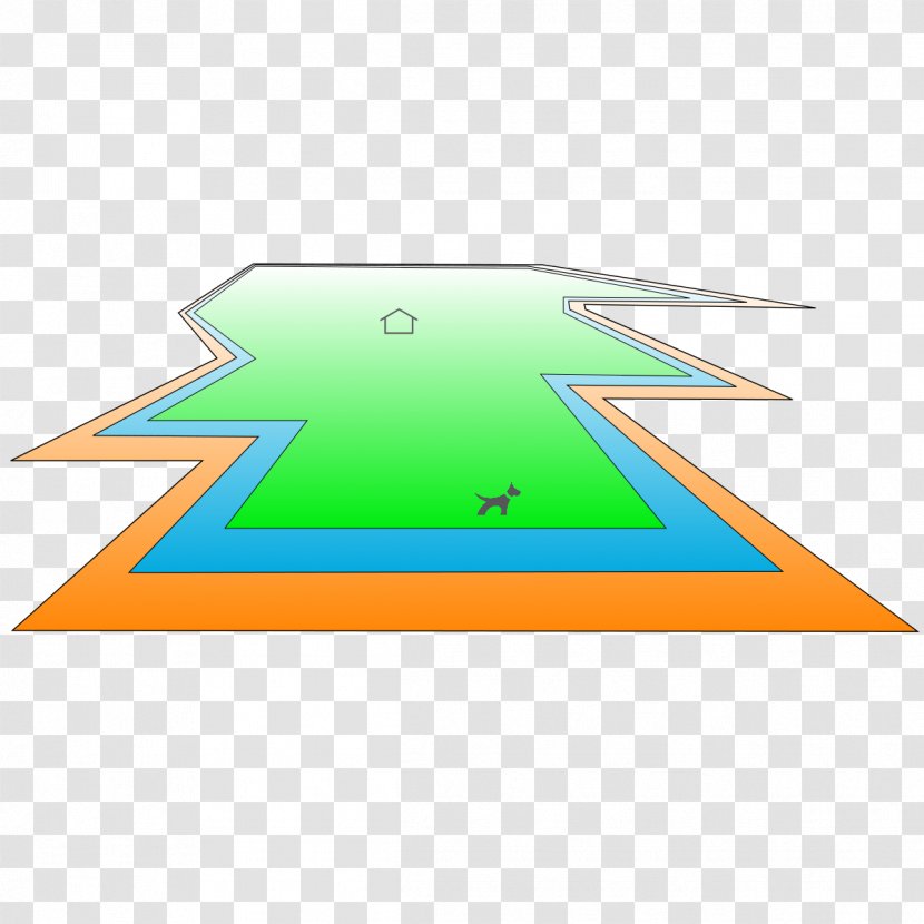 Triangle GPS Navigation Systems Point Area - Gps - Gradual Change Transparent PNG