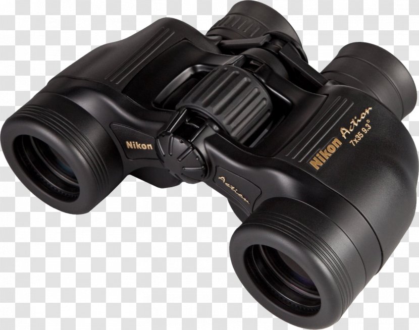 Binoculars Nikon Optics Porro Prism Camera Lens - Binocular Transparent PNG