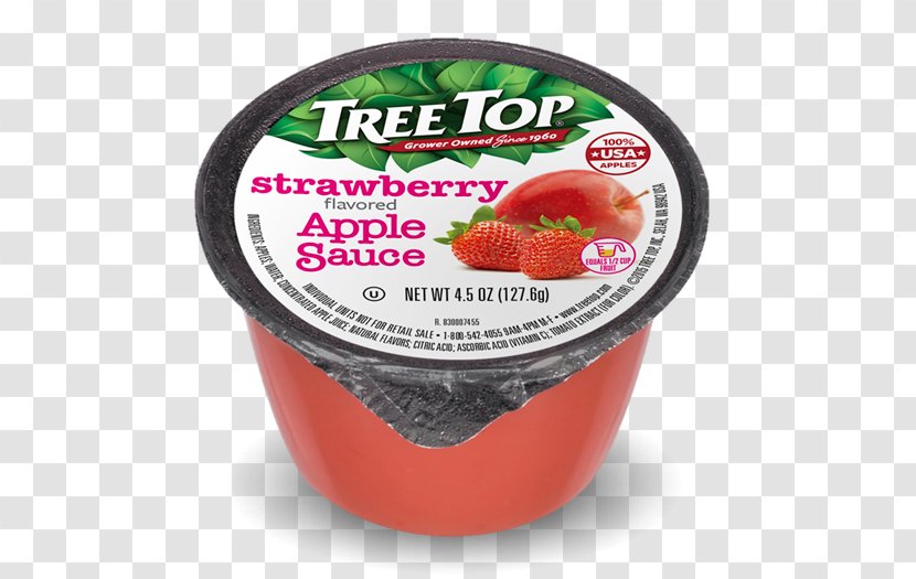 Apple Sauce Tree Top Strawberry Sugar - Ounce Transparent PNG