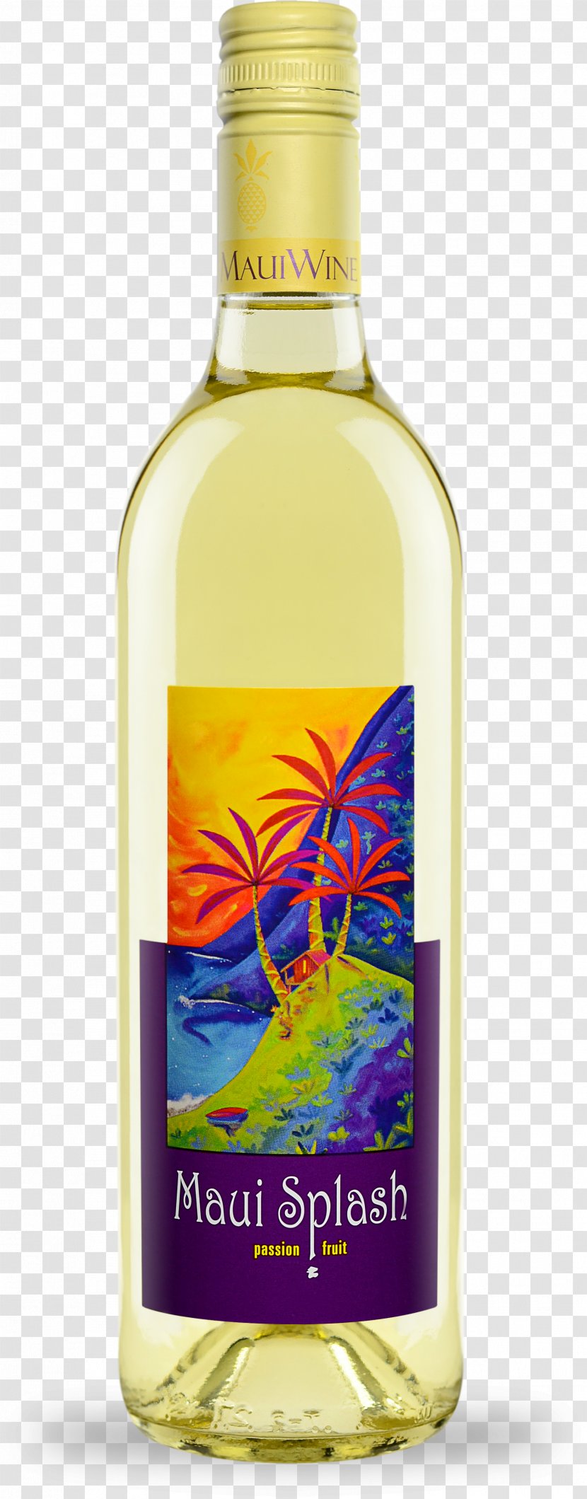 Liqueur Maui Wine, Ulupalakua Vineyards White Wine Distilled Beverage - Bottle Transparent PNG