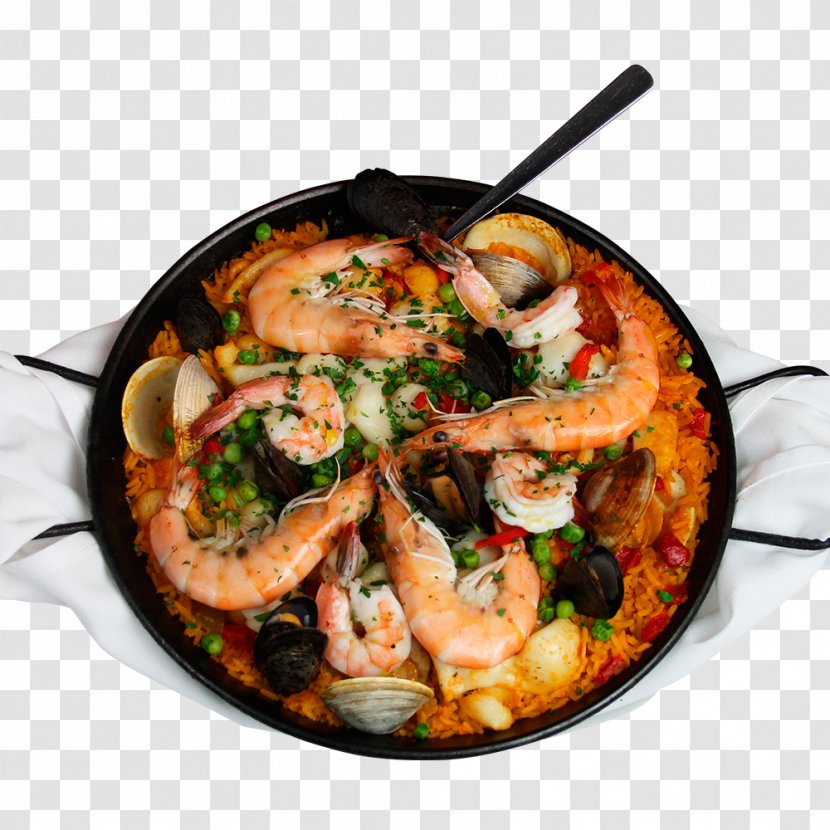 Paella Portuguese Cuisine Spanish Marinara Sauce Recipe - Main Course - Fish Transparent PNG