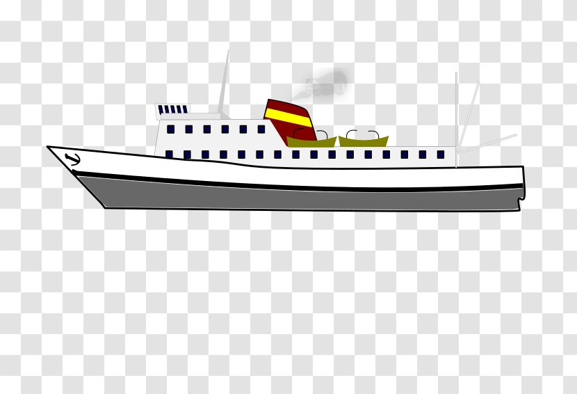 Passenger Ship Water Transportation Clip Art - Steamship Transparent PNG