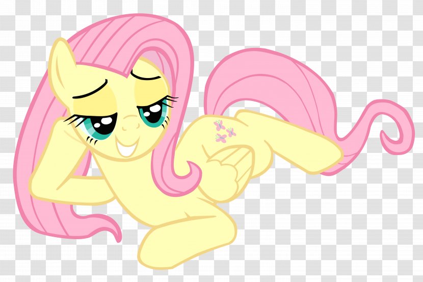 Fluttershy Rarity Princess Celestia Pony DeviantArt - Silhouette - Fluttered Transparent PNG