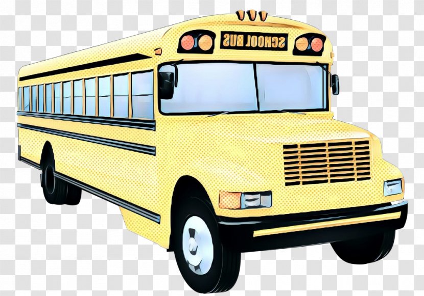 School Bus Cartoon - Coach - Model Car Yellow Transparent PNG