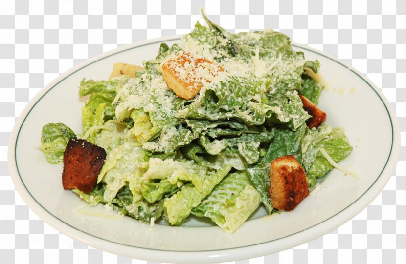 Caesar Salad Italian Cuisine Pizza Antipasto - Leaf Vegetable Transparent PNG
