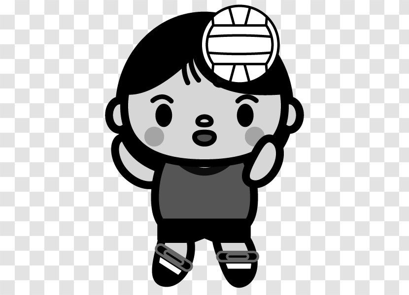 Black And White Japan Women's National Volleyball Team Transparent PNG