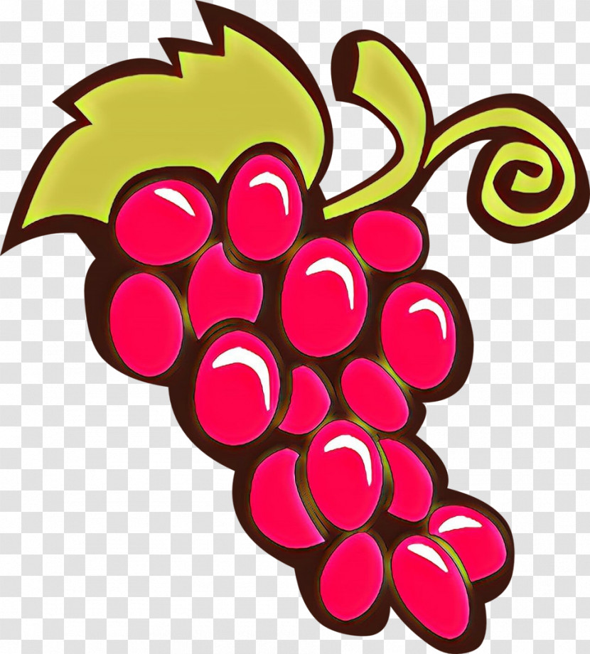 Grape Grapevine Family Pink Vitis Plant Transparent PNG