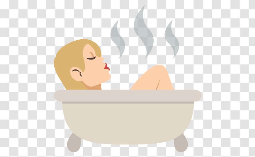 Emoji Emoticon Bathtub Smiley Bathing - Shower Transparent PNG