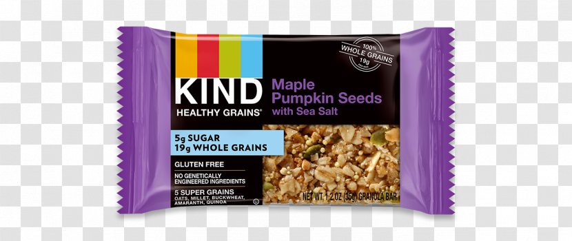 Chocolate Bar Kind Granola Whole Grain - Snack - Peanut Chunk Transparent PNG