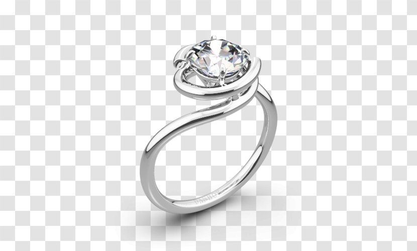 Silver Wedding Ring Product Design - Metal - Platinum Transparent PNG