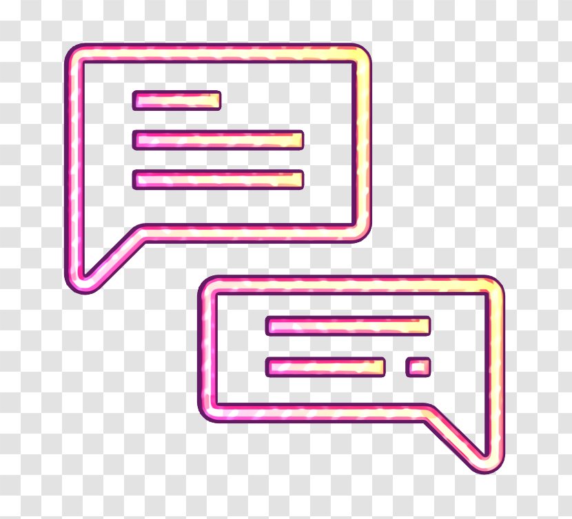 Chat Bubble - Communication Icon - Logo Parallel Transparent PNG